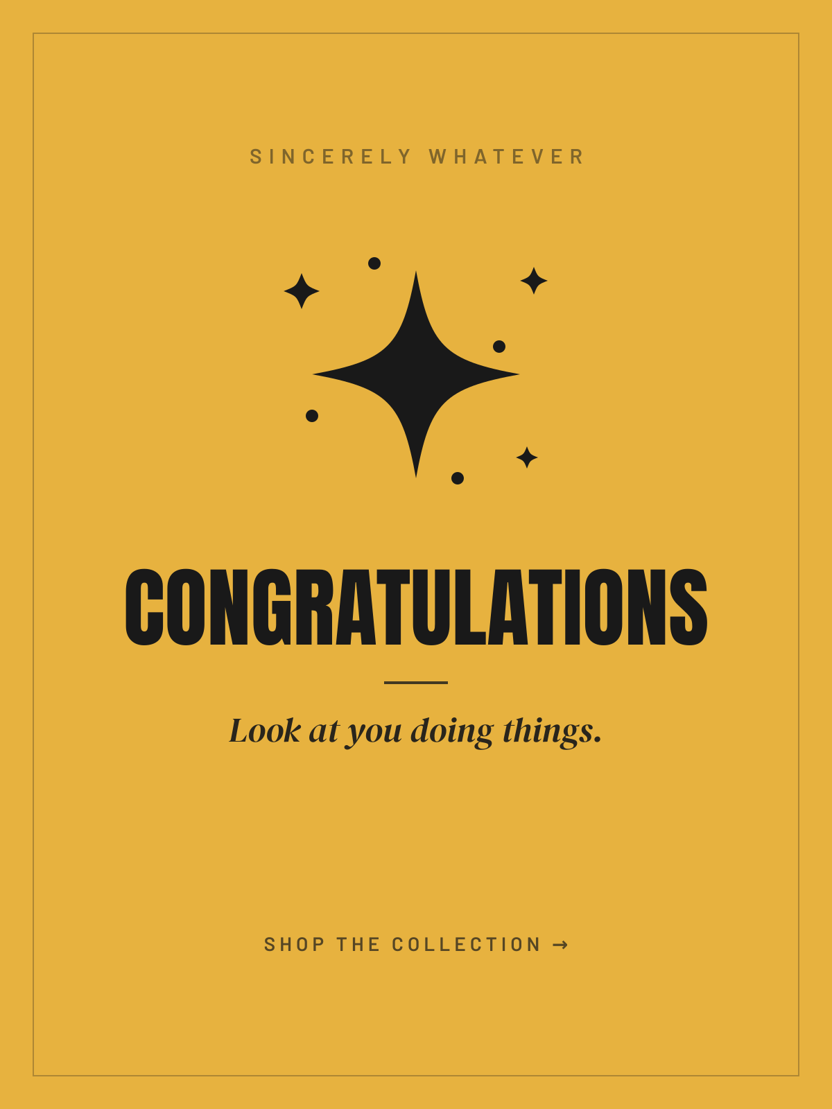 Congratulations